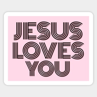 Jesus Loves You | Christian Sticker